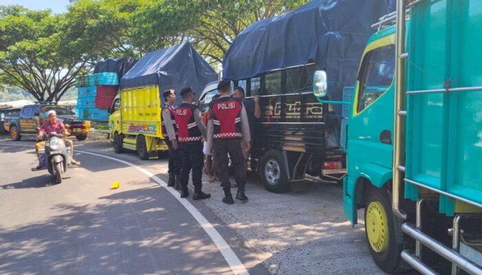 Langkah Responsif Sat Samapta Polres Lombok Barat Jaga Ketertiban di Pelabuhan Gili Mas