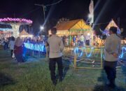 Pasar Malam UMKM Gerung Dijaga Ketat Polsek Gerung