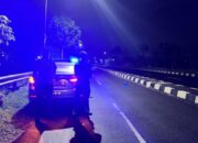 Polsek Kediri Gelar Patroli KRYD Blue Light di Jalur Rawan