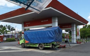 Polisi Pastikan Stok BBM di SPBU Kediri Aman