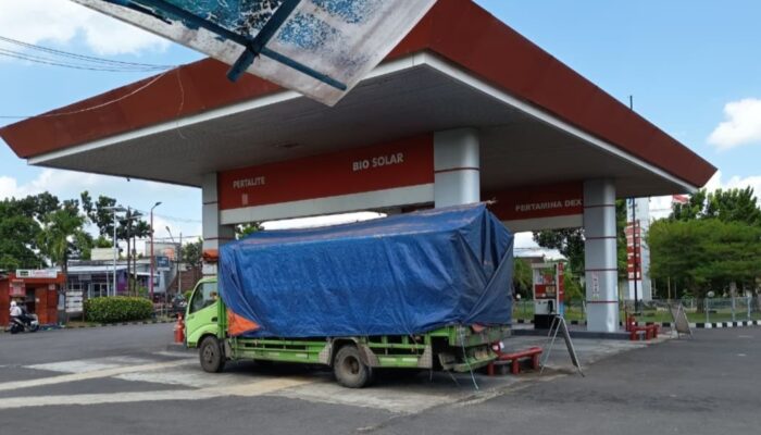 Polisi Pastikan Stok BBM di SPBU Kediri Aman