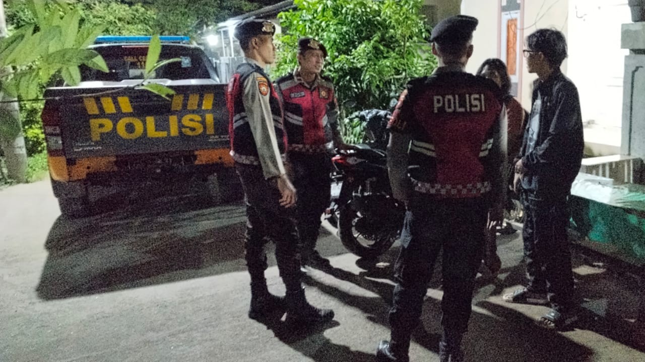 Cegah Curat dan Curanmor, Sat Samapta Polres Lobar Patroli di Lembar