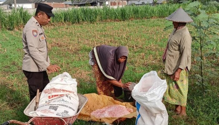 Polsek Labuapi Dukung Ketahanan Pangan di Karang Bongkot