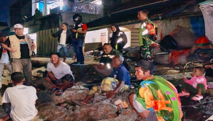 Babinsa dan Warga Perkuat Kewaspadaan Ancaman Gelombang